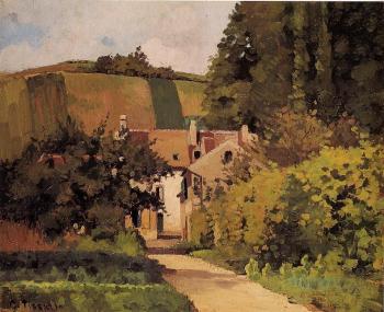 卡米耶 畢沙羅 Village Street, Pontoise 卡米耶 畢沙羅 Village Street, Pontoise